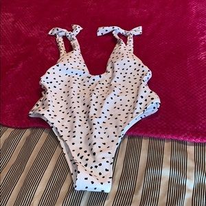 Dotty one piece swim suit